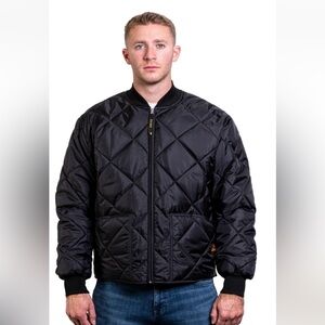 NWT The Bravest Diamond Quilt Black Winter Outdoor Jacket - Game 1221-J 3XL